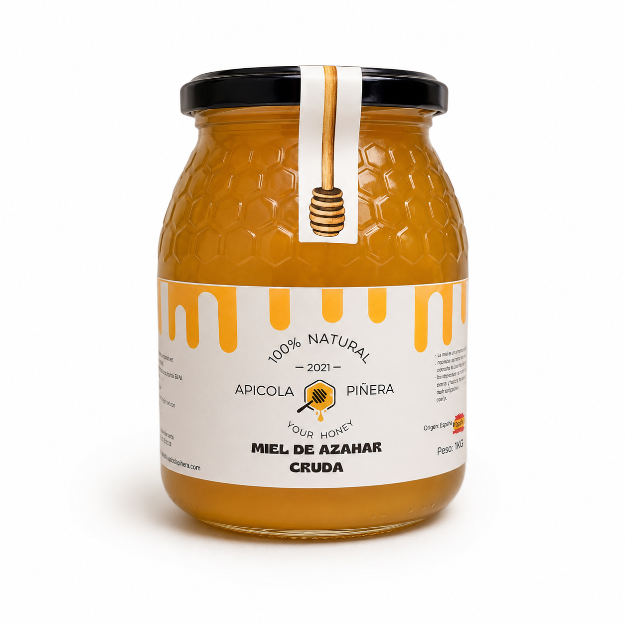 Miel de Azahar Cruda 500gr